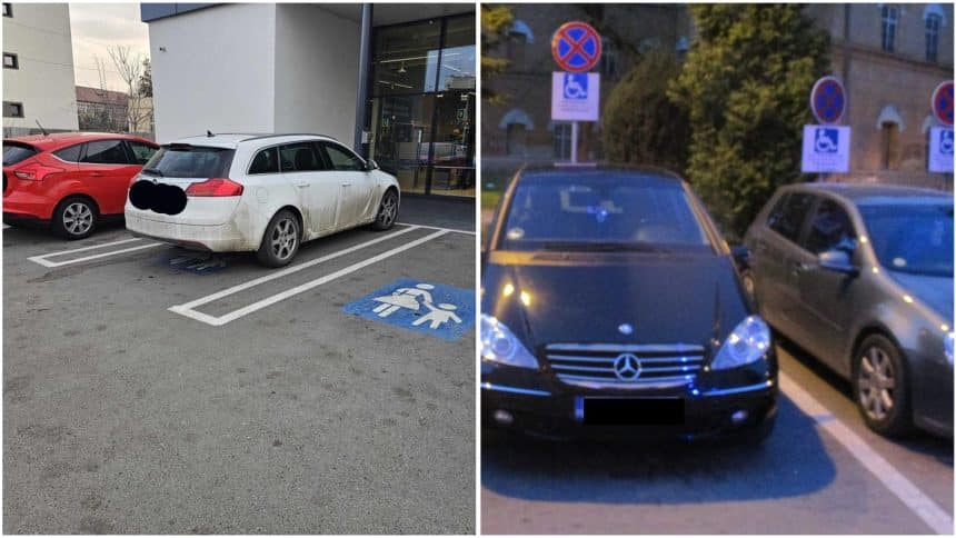 Amenzi de 200.000 lei în Timișoara pentru parcări ilegale