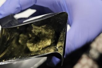 Pachete de canabis confiscate de polițiștii de frontieră la punctul de trecere Nădlac în urma unui flagrant DIICOT Arad.