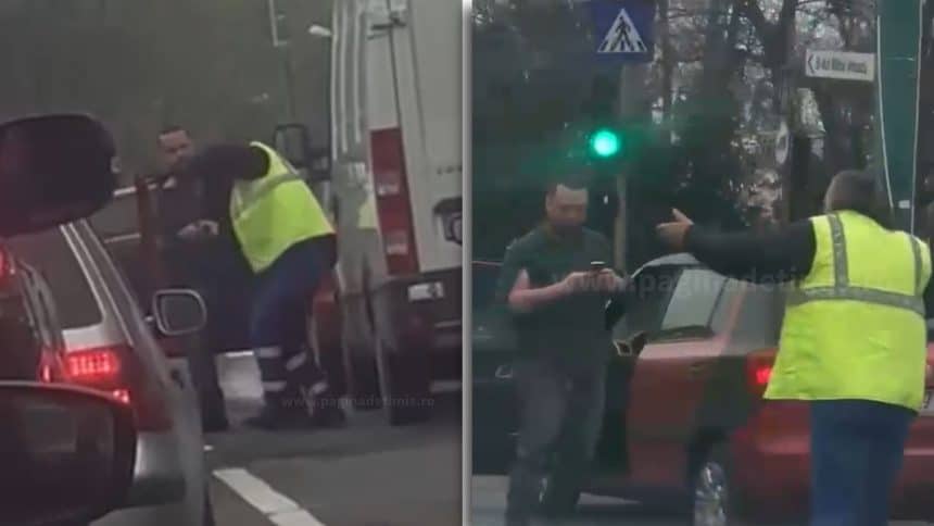 Bătaie între șoferi în Timișoara: Pumni și picioare lângă Podul Șaguna