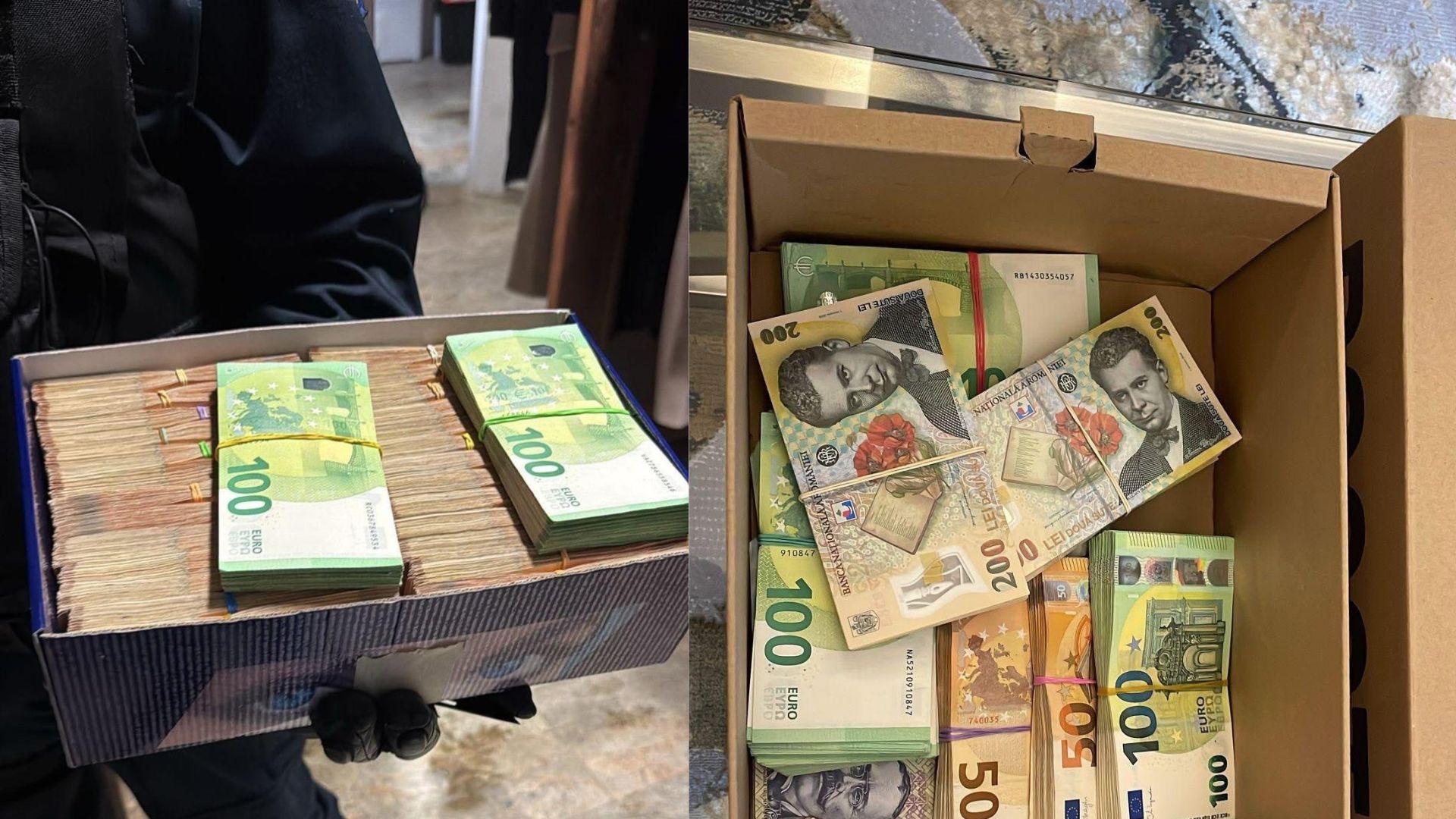DNA a găsit 350.000€ în cutii de pantofi la șeful ARR