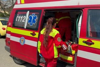 Accident pe bulevardul Liviu Rebreanu din Timișoara