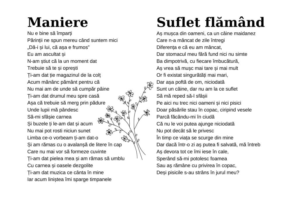 Lucrări de artă și poezie expuse la Campusul Creativ al Universității Politehnica Timișoara în cadrul evenimentului Your Best Yet.