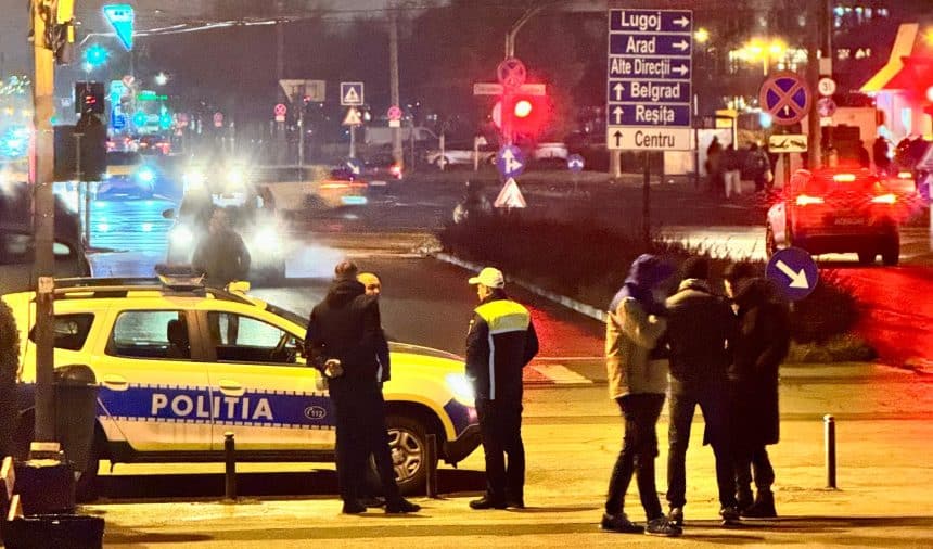 Șoferiță beată prinsă la volan în Timișoara de polițiștii rutieri