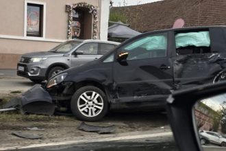 Accident ambulanță DN 59 A Săcălaz-Timișoara: Șofer sancționat
