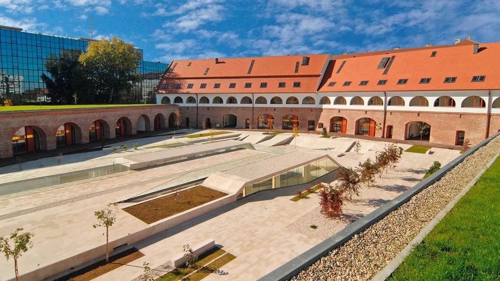 Vedere panoramică din Piața Unirii Timișoara, nominalizată la categoria Nuclee Urbane în 2026.