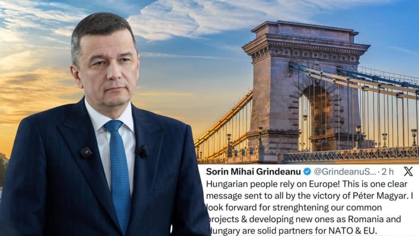 Sorin Grindeanu, ministru român, salutând schimbarea politică pro-europeană din Ungaria după alegerile din 2026.