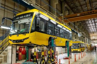 Model de autobuz electric de 10 metri lungime ce va fi introdus pe traseele mai puțin aglomerate din Timișoara.