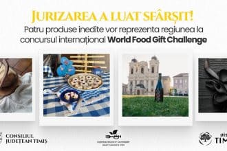 Produsele locale din Banat selectate pentru marea finală World Food Gift Challenge 2026 din Creta: islere, vin de fructe și obiecte de design.