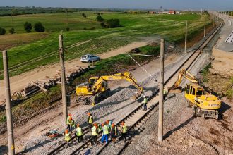 Lucrări de modernizare finalizate pe firul II al căii ferate între Topolovăț, Recaș și Remetea Mare.