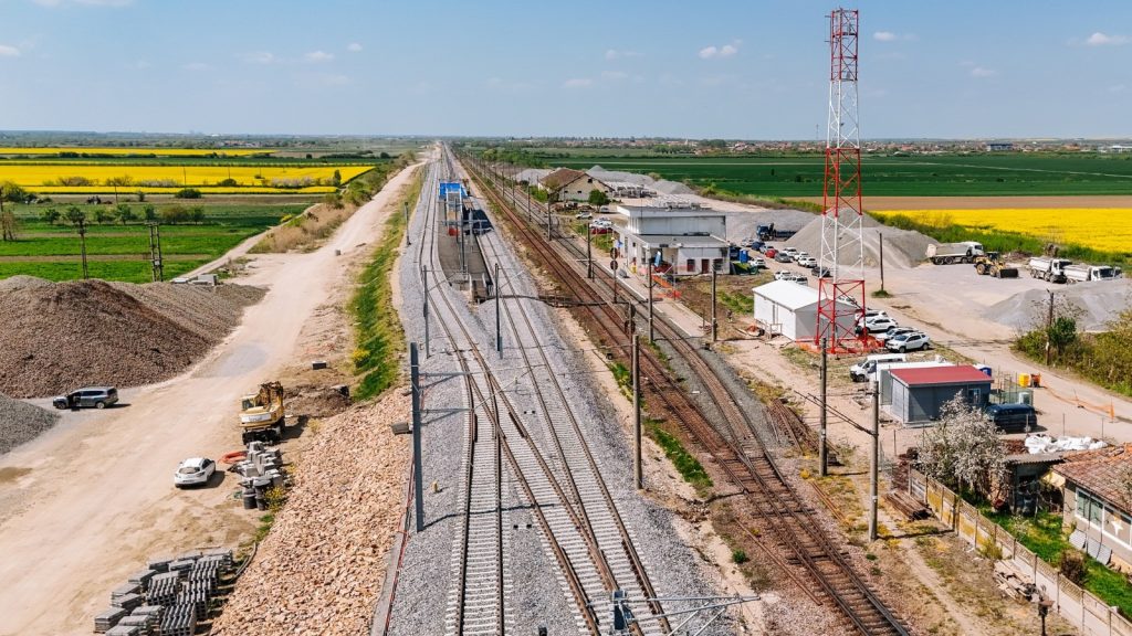 Lucrări de modernizare finalizate pe firul II al căii ferate între Topolovăț, Recaș și Remetea Mare.