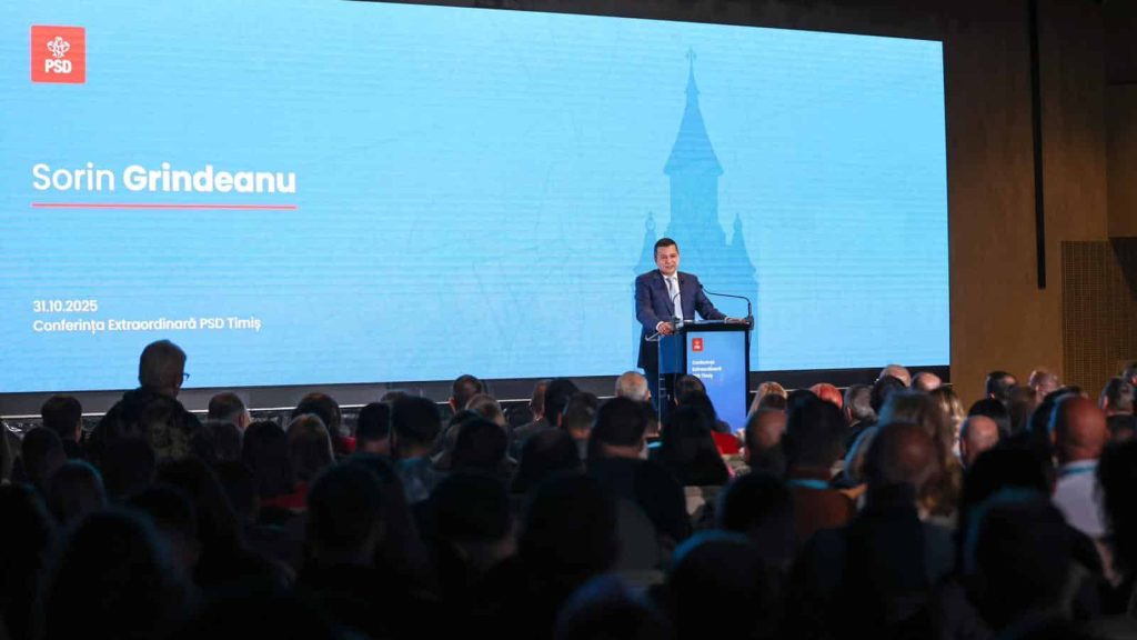 Lideri PSD, inclusiv Sorin Grindeanu, participând la reuniunea regională de la Timișoara pentru deciderea ieșirii de la guvernare.
