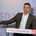 Sorin Grindeanu în fața jurnaliștilor la Timișoara, explicând refuzul PSD de a colabora cu AUR.
