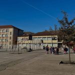 Randare a noului corp de clădire de la Școala Gimnazială nr. 7 Sfânta Maria din Timișoara, proiect finanțat cu 5 milioane de euro din fonduri europene.