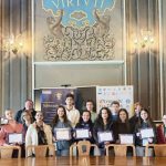 Elevii Liceului Nikolaus Lenau din Timișoara, premiați la Olimpiada Națională de Limba Germană Maternă de la Brașov.