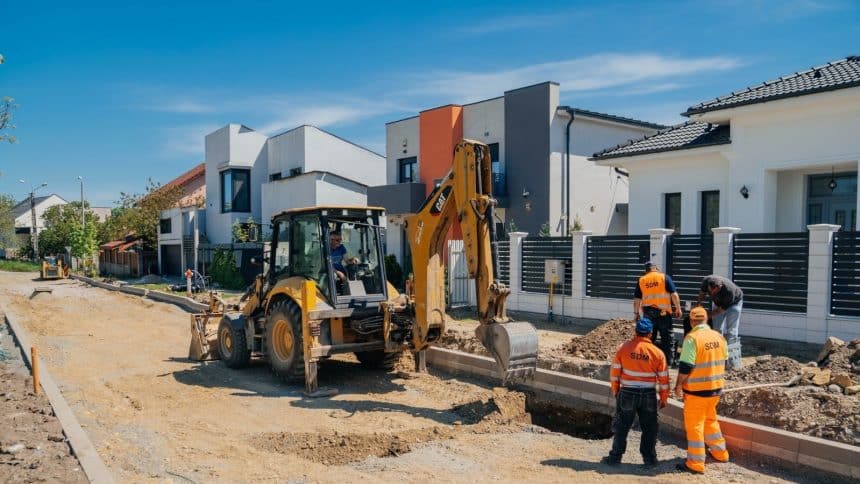 Nou strat de asfalt și trotuare reamenajate pe strada Aurel Bărglăzan din cartierul Blașcovici, Timișoara.