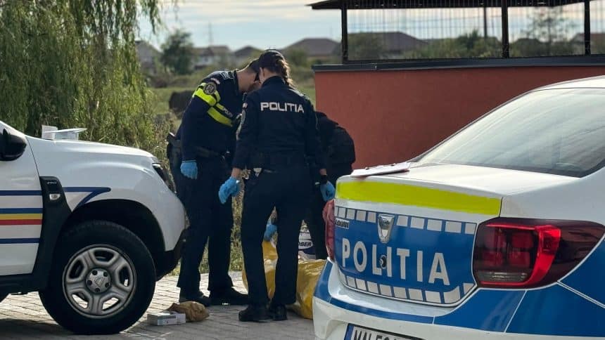 Locul accidentului de muncă de lângă Birda, unde un tânăr de 19 ani a fost lovit mortal de o componentă a sistemului de irigații.