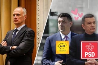 Sorin Șipoș denunțând alianța dintre PSD și AUR și riscurile economice ale moțiunii de cenzură.