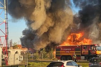 Incendiu la biserică din Săcălaz în Săptămâna Patimilor, intervenție pompieri