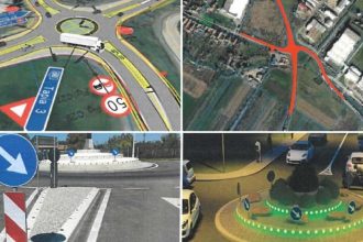 Hartă intersecție DN 6 cu DJ 680 Lugoj-Tapia unde va fi construit noul sens giratoriu.