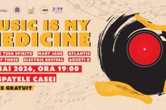 Medici și studenți de la UMF Victor Babeș pe scenă la concertul „Music is my medicine” din Timișoara la Casa Tineretului