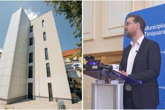 Noua clădire a Clinicii ORL din Timișoara, construită de la zero cu fonduri europene de peste 2 milioane de euro.