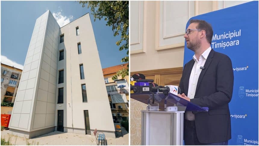 Noua clădire a Clinicii ORL din Timișoara, construită de la zero cu fonduri europene de peste 2 milioane de euro.