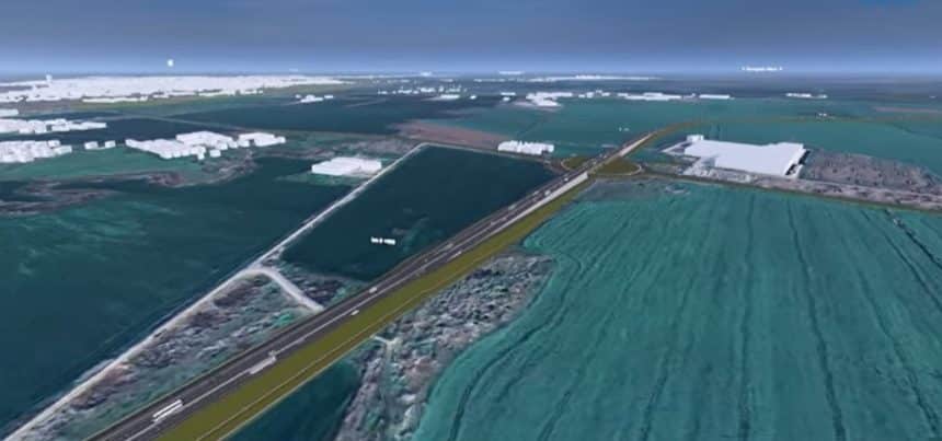 Utilaje pregătite pentru începerea lucrărilor la Centura de Vest între Săcălaz și Sânmihaiu Român