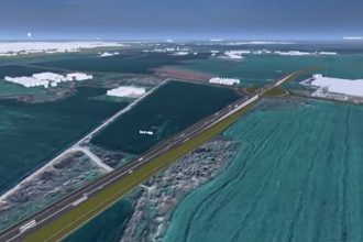 Utilaje pregătite pentru începerea lucrărilor la Centura de Vest între Săcălaz și Sânmihaiu Român