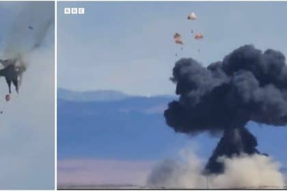 Model de avion militar EA-18G Growler aparținând Marinei SUA, similar celor două aeronave implicate în coliziunea din Idaho.