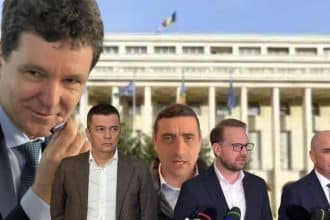 Președintele Nicușor Dan primind delegațiile partidelor parlamentare în sala de consultări de la Palatul Cotroceni.