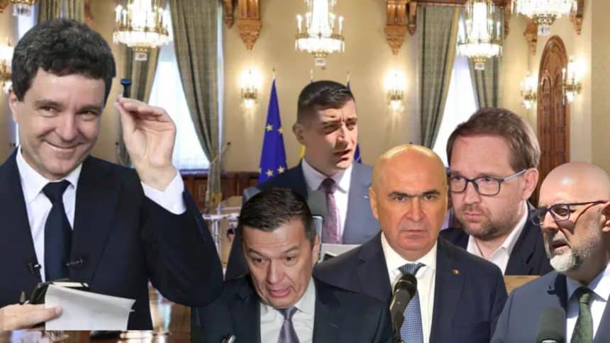 Președintele Nicușor Dan la Palatul Cotroceni, în timpul consultărilor cu partidele politice pentru formarea unui nou Guvern.