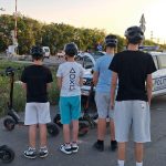 Minori care folosesc trotinete electrice pe stradă, un fenomen tot mai monitorizat de polițiștii din județul Timiș.
