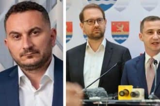 „Ionut Gaita, presedintele PNL Timisoara, criticand orgoliile politice si sustinand proiectul trenului metropolitan Banat Metropolitan Express.”