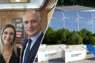 Sistem industrial de stocare a energiei electrice în baterii de mare capacitate pentru stabilizarea rețelei naționale.