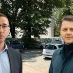 Pietriș turnat pe un teren din centrul Timișoarei în cadrul organizării de șantier de la Castelul Huniade, subiectul disputei dintre primărie și CJ Timiș.
