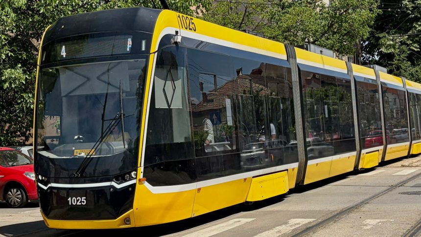 Tramvai din Timișoara afectat de modificările temporare de traseu introduse de STPT din cauza unei defecțiuni la bucla AEM.