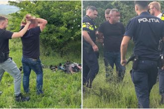 Echipe de polițiști și jandarmi mobilizate în zona forestieră de lângă Lacul Cinciș pentru localizarea unui bărbat suspectat de agresiune.