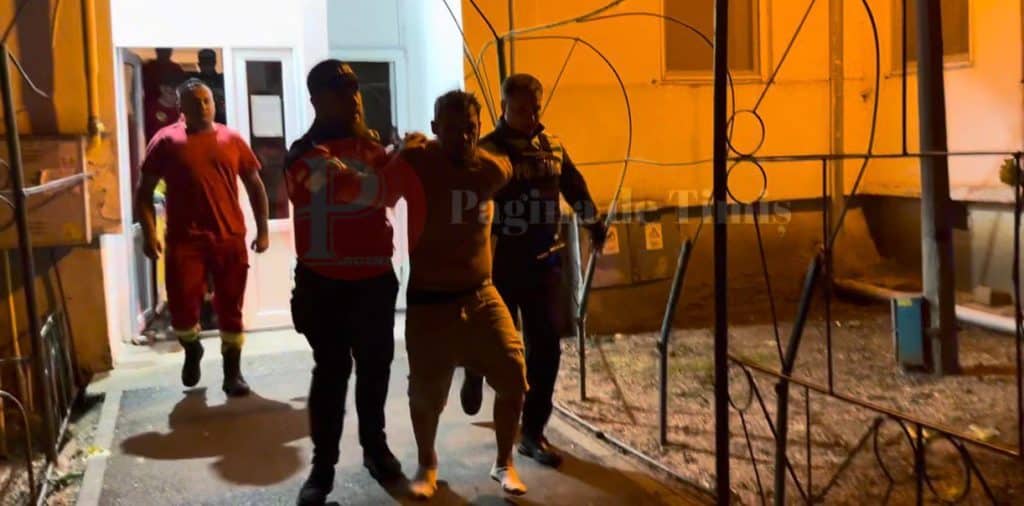 Polițiștii au intervenit după ce un bărbat a amenințat că aruncă un bloc în aer la Timișoara