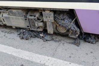 Canicula pune la încercare transportul public din Timișoara.