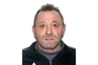 Fotografie de identificare a bărbatului de 63 de ani dispărut de pe raza comunei Hărău din județul Hunedoara.