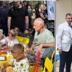 Colaj foto cu vicepreședintele Consiliului Județean Timiș Alin Popoviciu și senatorul USR Sorin Șipoș.
