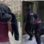 Sediul Serviciului Teritorial DNA Timișoara, unde sunt conduse persoanele suspectate de o evaziune fiscală de 10 milioane de euro în sectorul de food delivery.