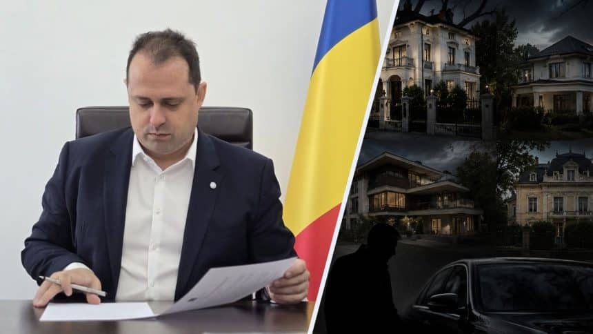 Secretarul General al Guvernului, Dan Reșitnec (USR), prezentând datele din lista imobilelor și vilelor de protocol gestionate de RA-APPS.
