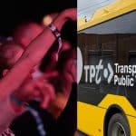 Autobuz STPT pregătit pentru preluarea pasagerilor de pe linia specială 46B în stația de la Bastionul Maria Theresia.