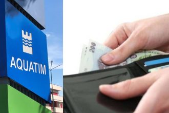 Apă potabilă curgând de la un robinet domestic, ilustrând majorarea tarifelor anunțată de Aquatim pentru clienții din județul Timiș.