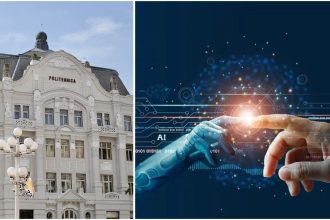 Cadre didactice de la UPT participând la sesiunea online dedicată eticii și utilizării instrumentelor GenAI în cercetarea academică.