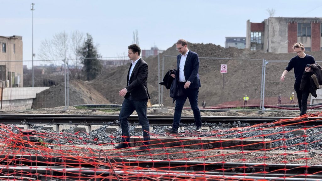 Traseul viitoarei Radiale de Vest din Timișoara, drumul cu patru benzi care va lega strada Gării și pasajul Solventul de centura de vest.