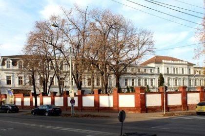 Proiectul tehnic 3D al noii săli multifuncționale cu sală de sport la etaj și spațiu de festivitati la parter pentru Colegiul Național Bănățean.