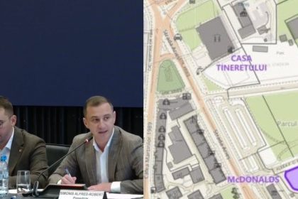 Randare digitală a viitoarei parcări supraetajate destinate pacienților Spitalului Județean și spectatorilor noului stadion din Timișoara.