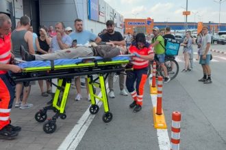 Accident grav la Shopping City Timișoara
